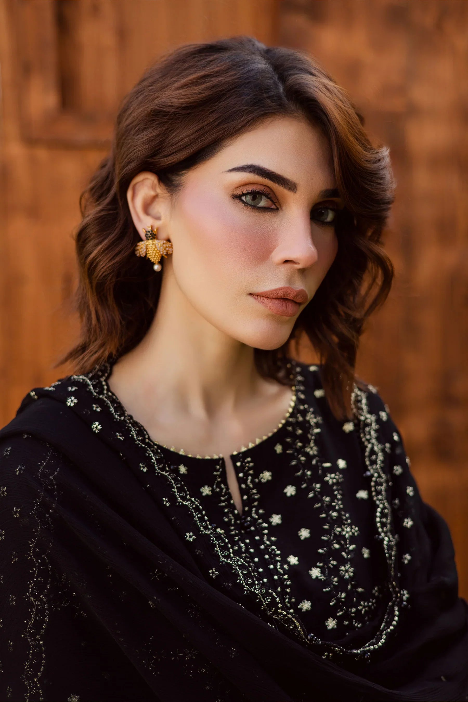 Aasfina 3Pc Embroidered Dress