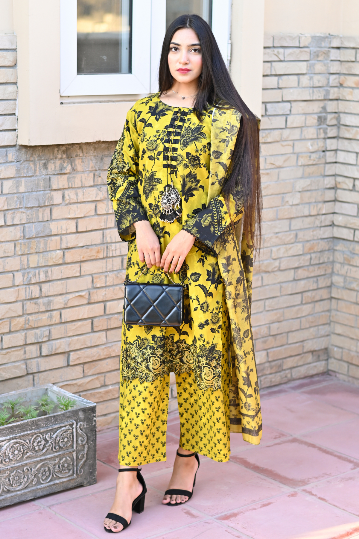 Aroha Embroidered Dress