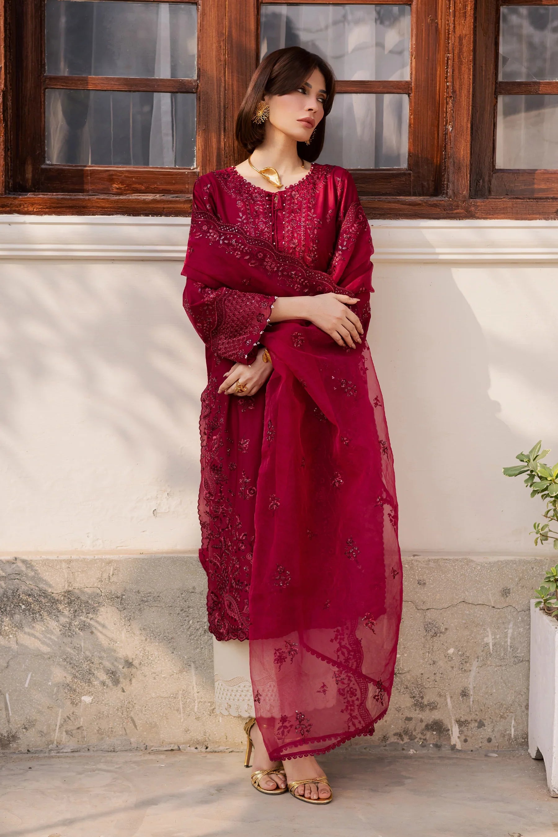 Ecuador 3Pc Festive Embroidered Dress