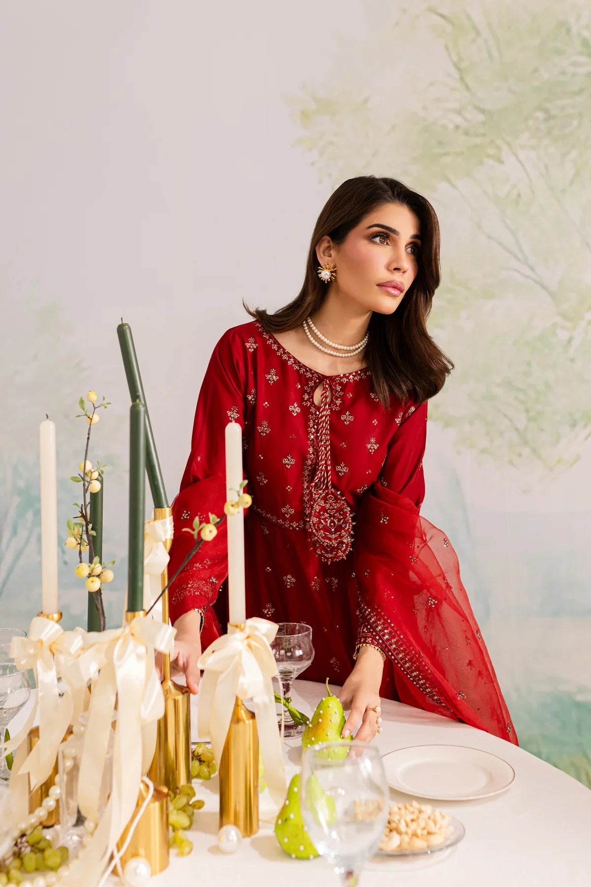 Gullposh 3Pc Embroidered Dress