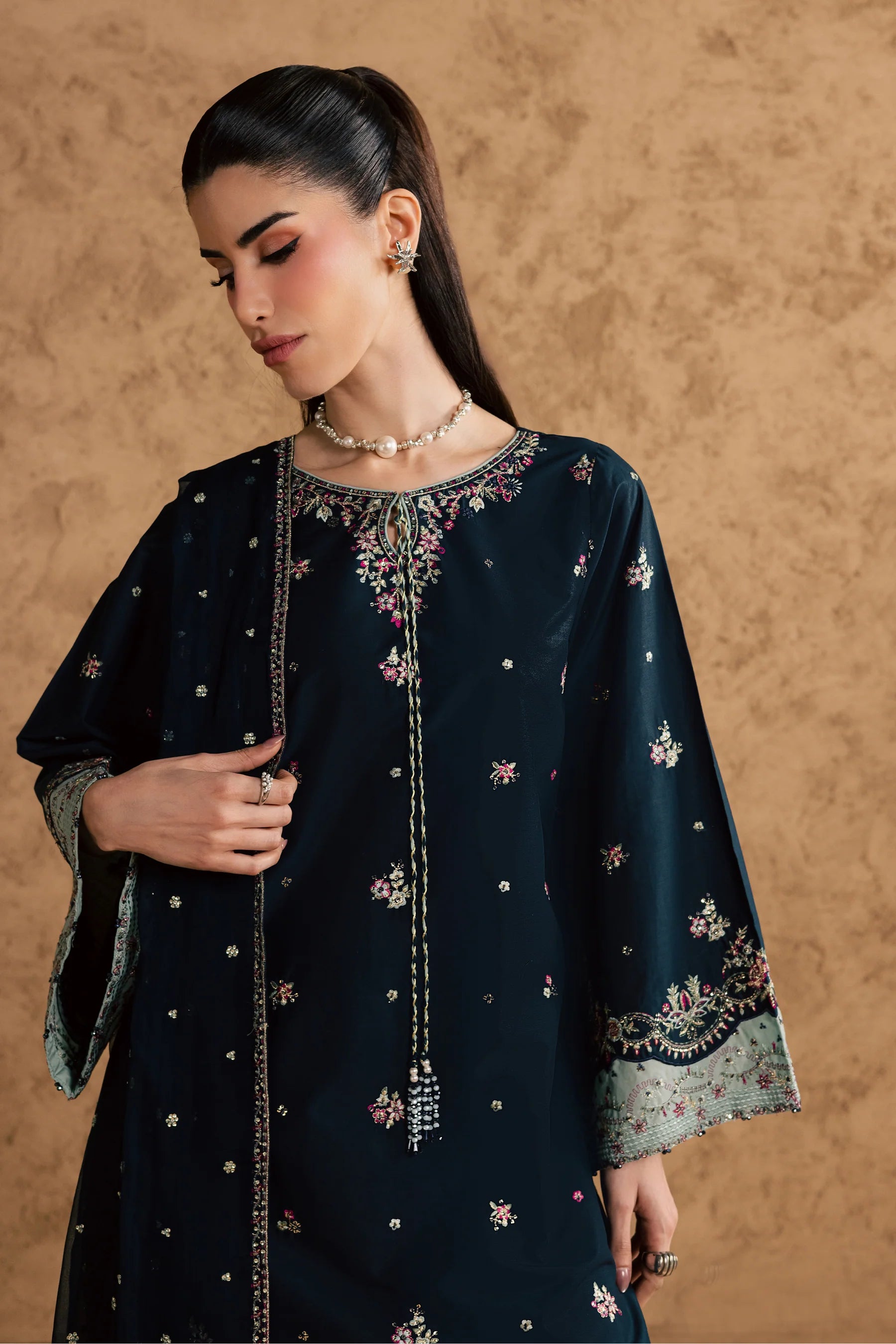 Ice Berry 3Pc Festive Embroidered Pret