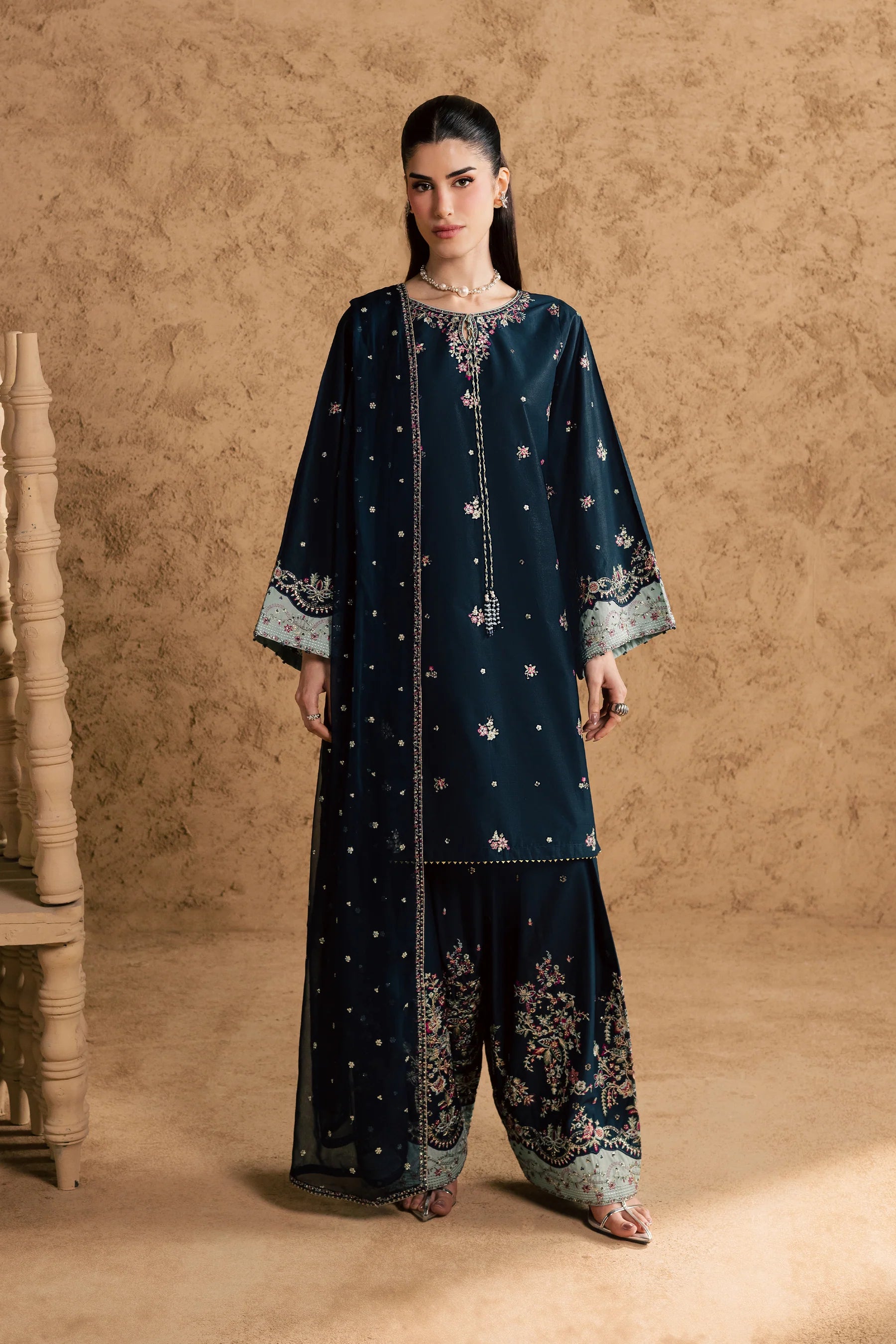 Ice Berry 3Pc Festive Embroidered Pret