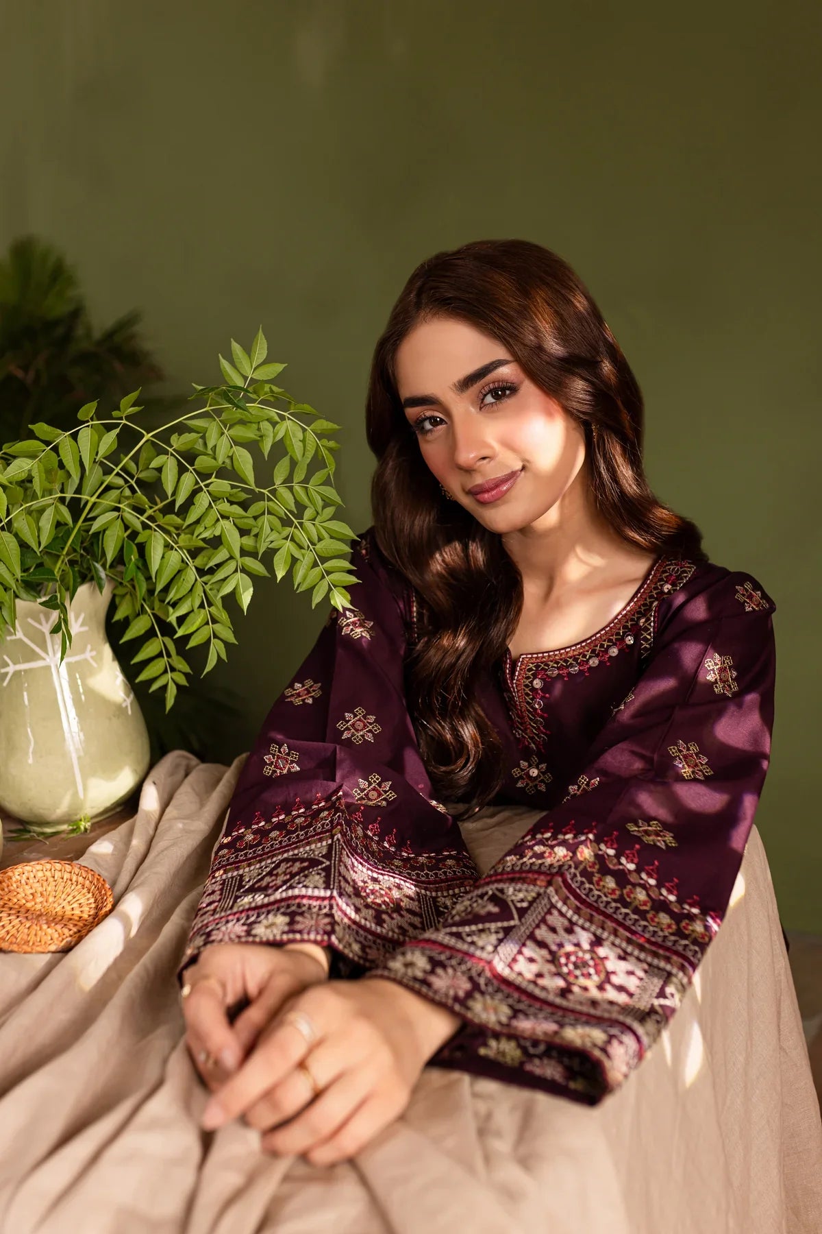 Imperial 2Pc Embroidered Dress
