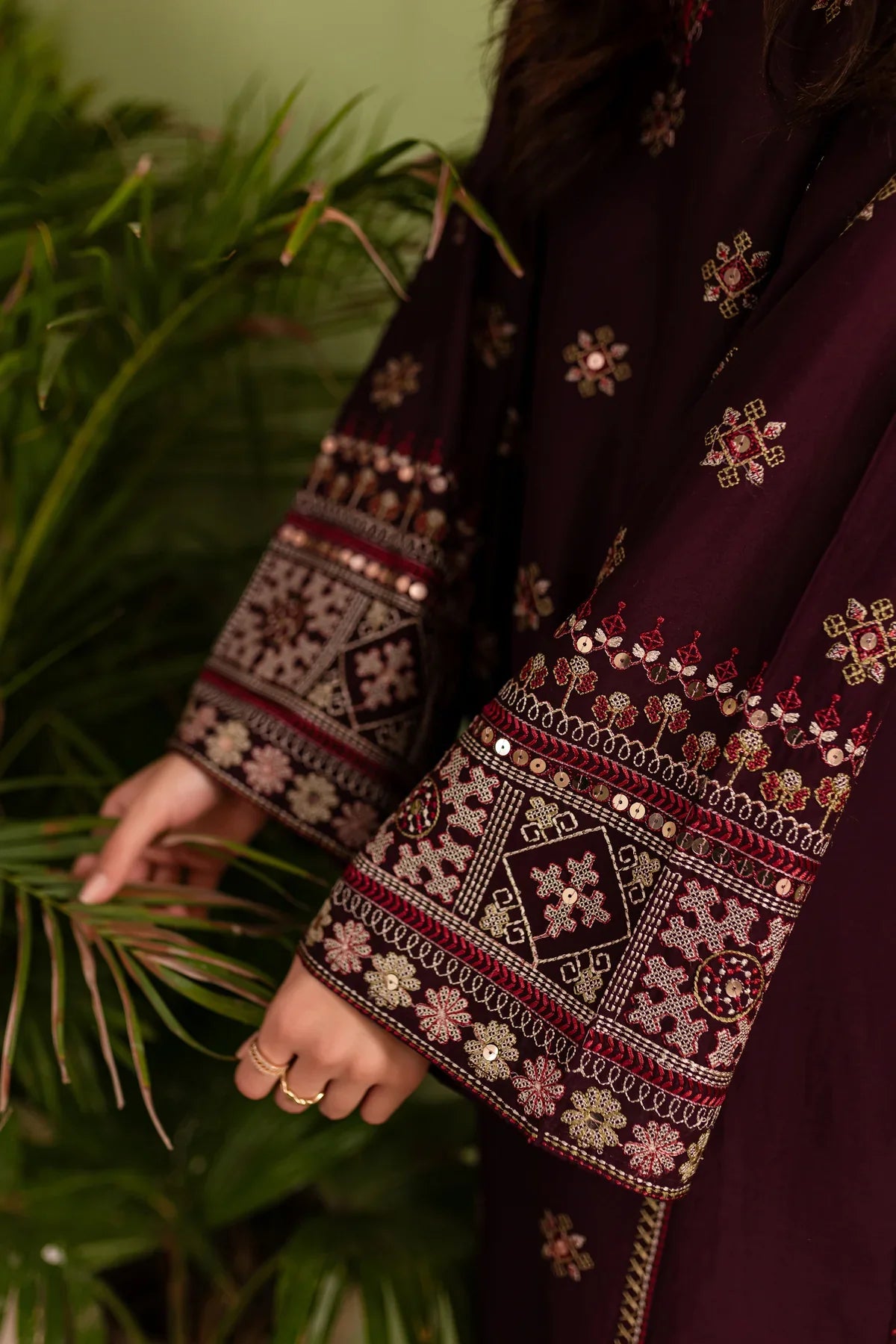 Imperial 2Pc Embroidered Dress