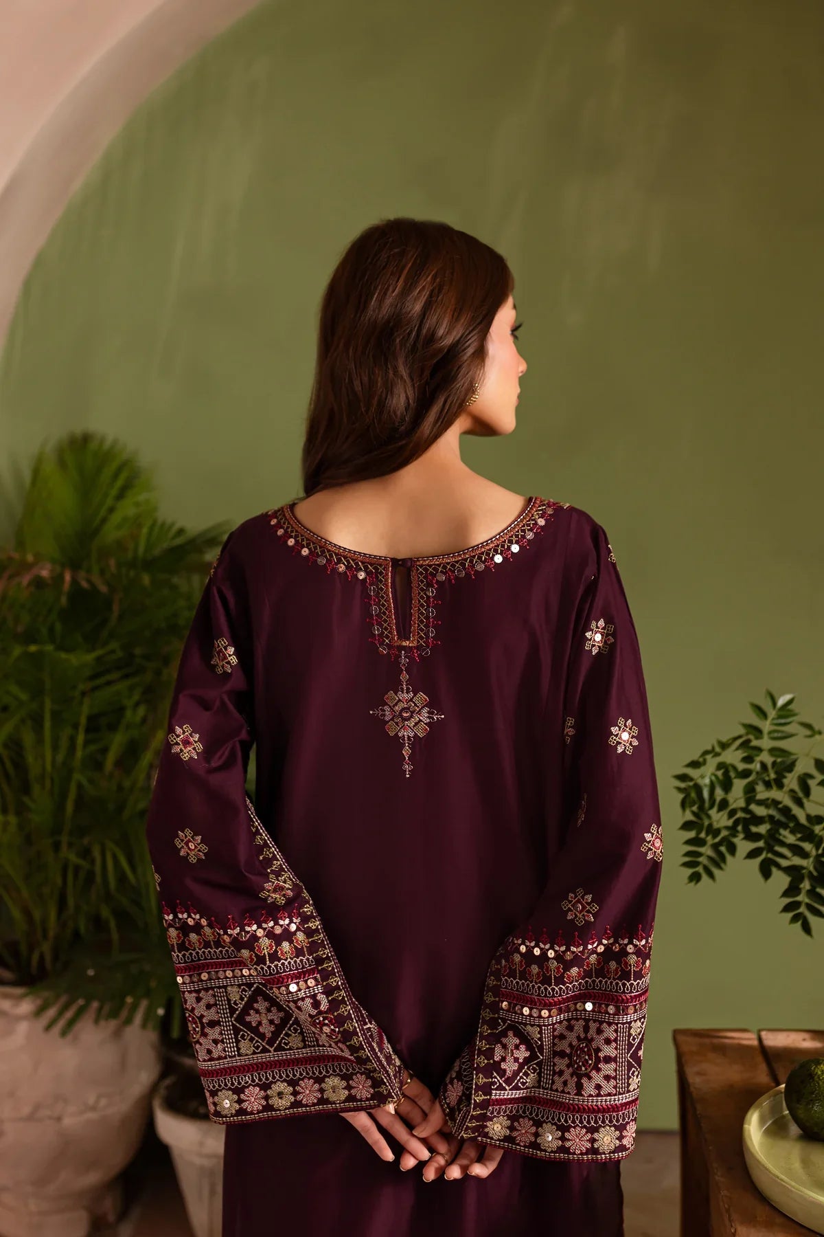 Imperial 2Pc Embroidered Dress