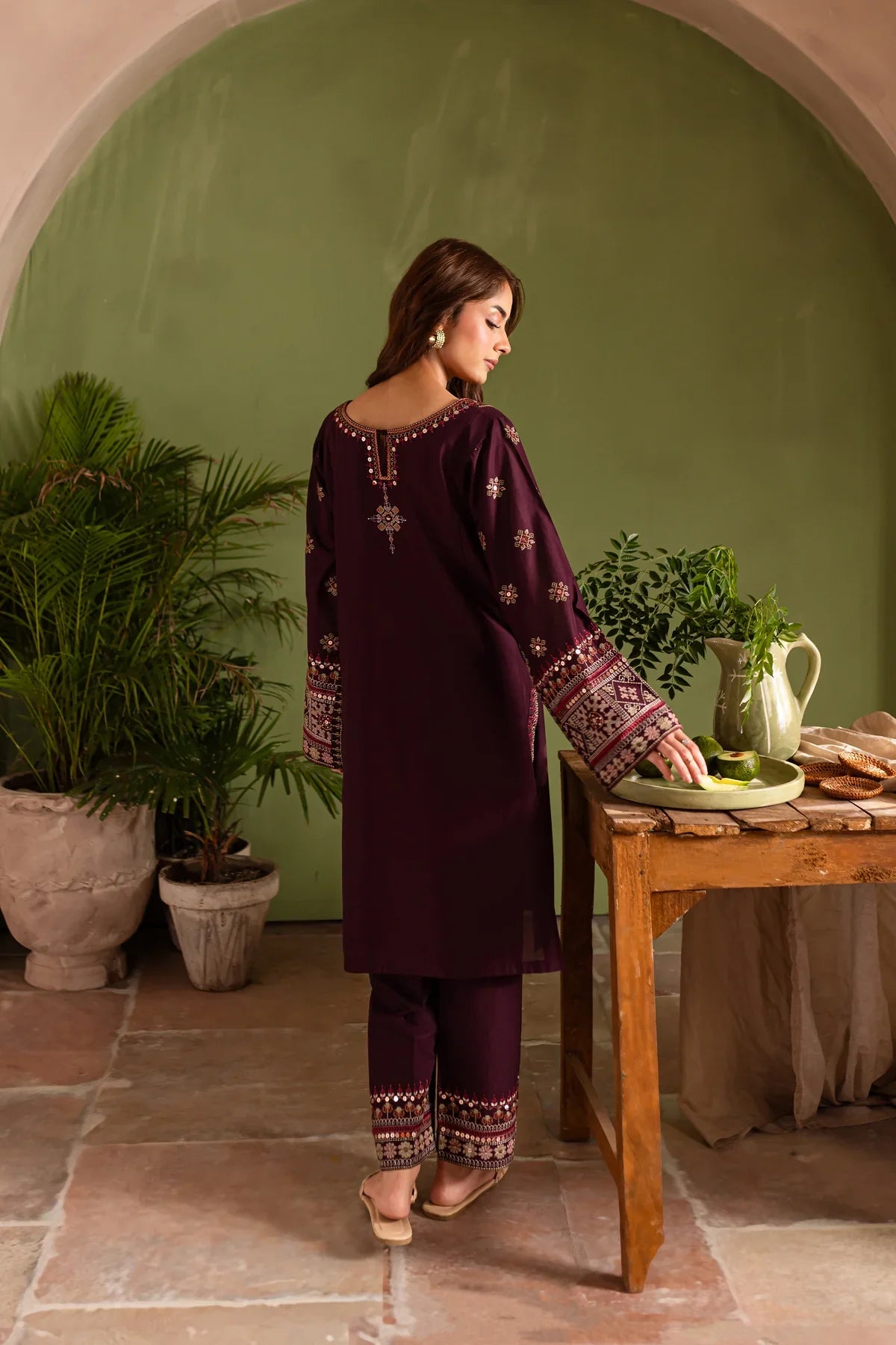 Imperial 2Pc Embroidered Dress