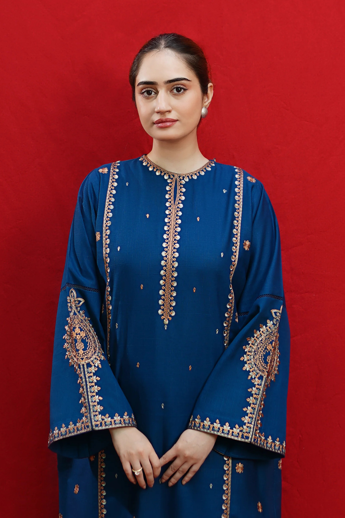 Jude 2Pc Embroidered Dress