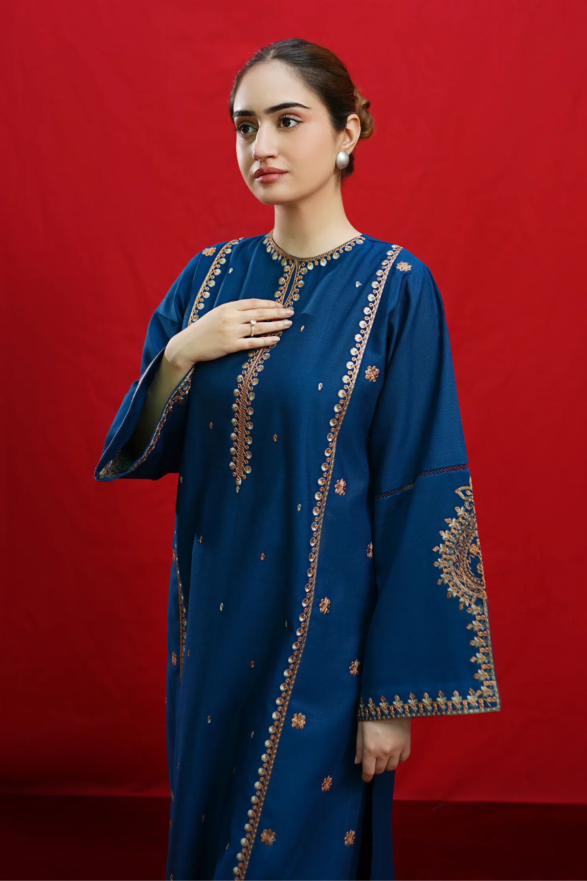 Jude 2Pc Embroidered Dress