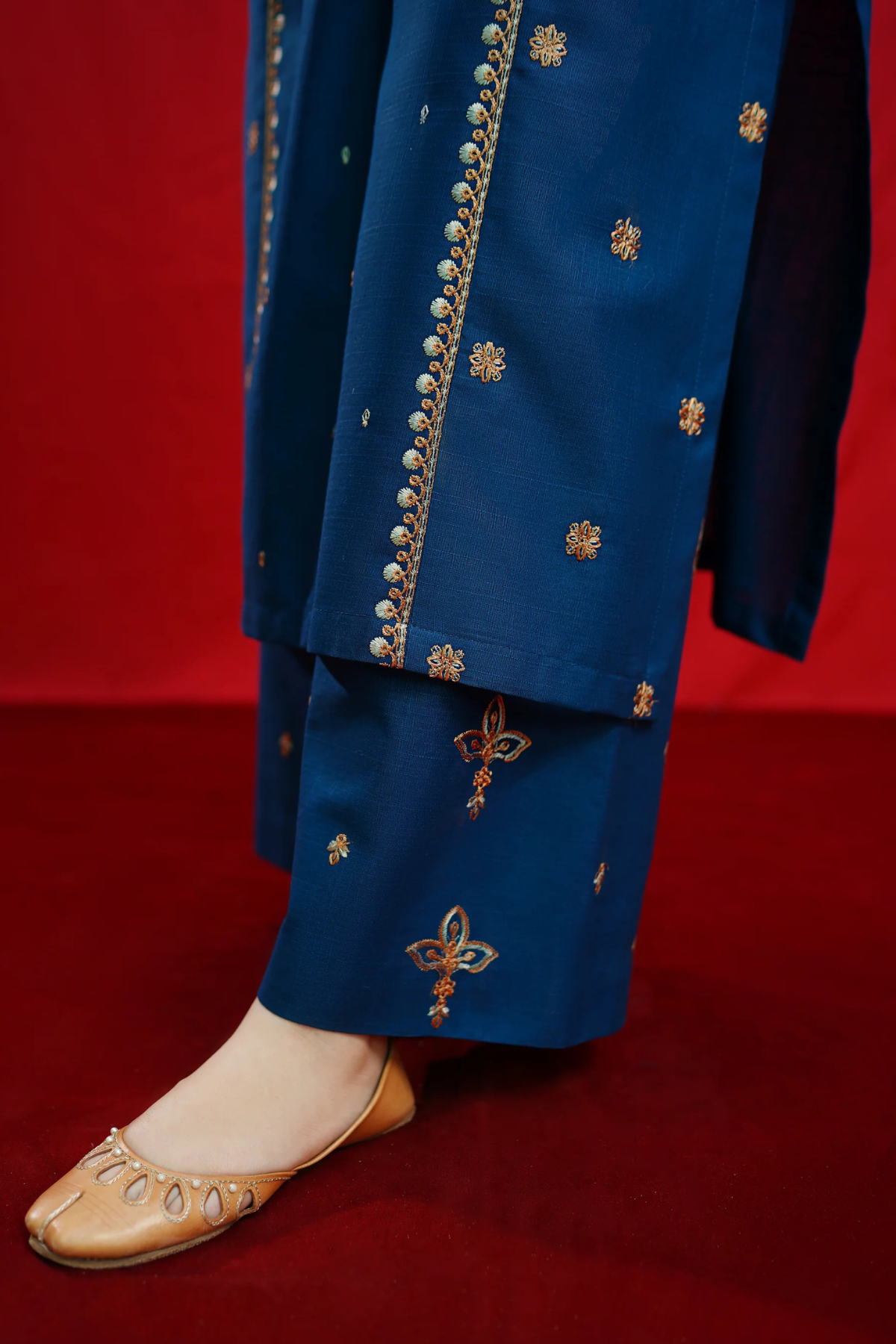 Jude 2Pc Embroidered Dress