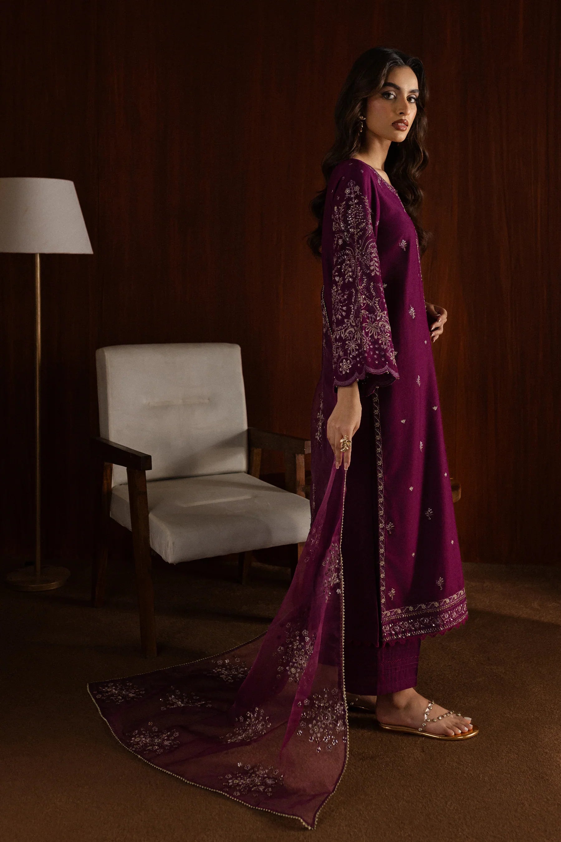 Masooma 3Pc Embroidered Dress