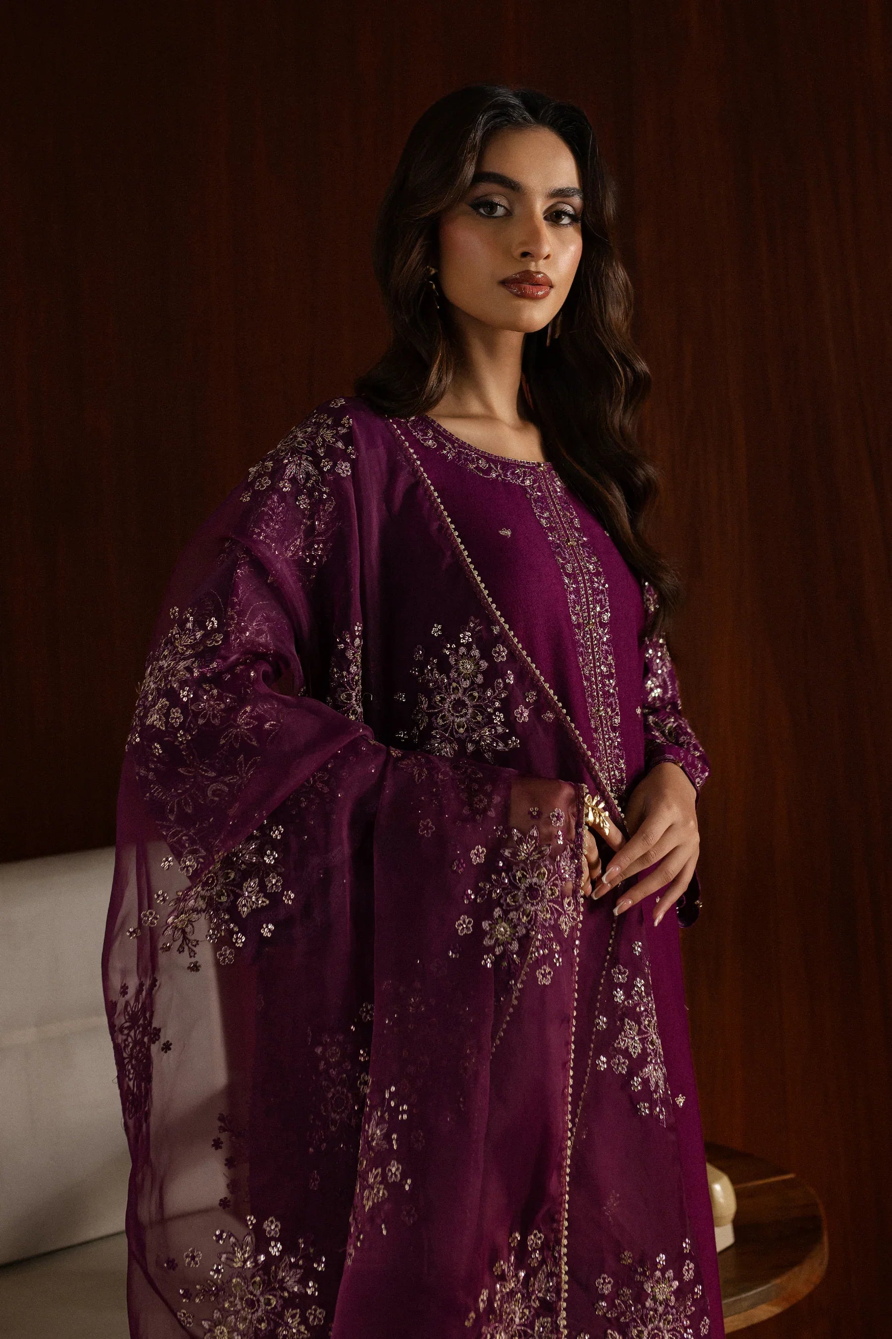 Masooma 3Pc Embroidered Dress