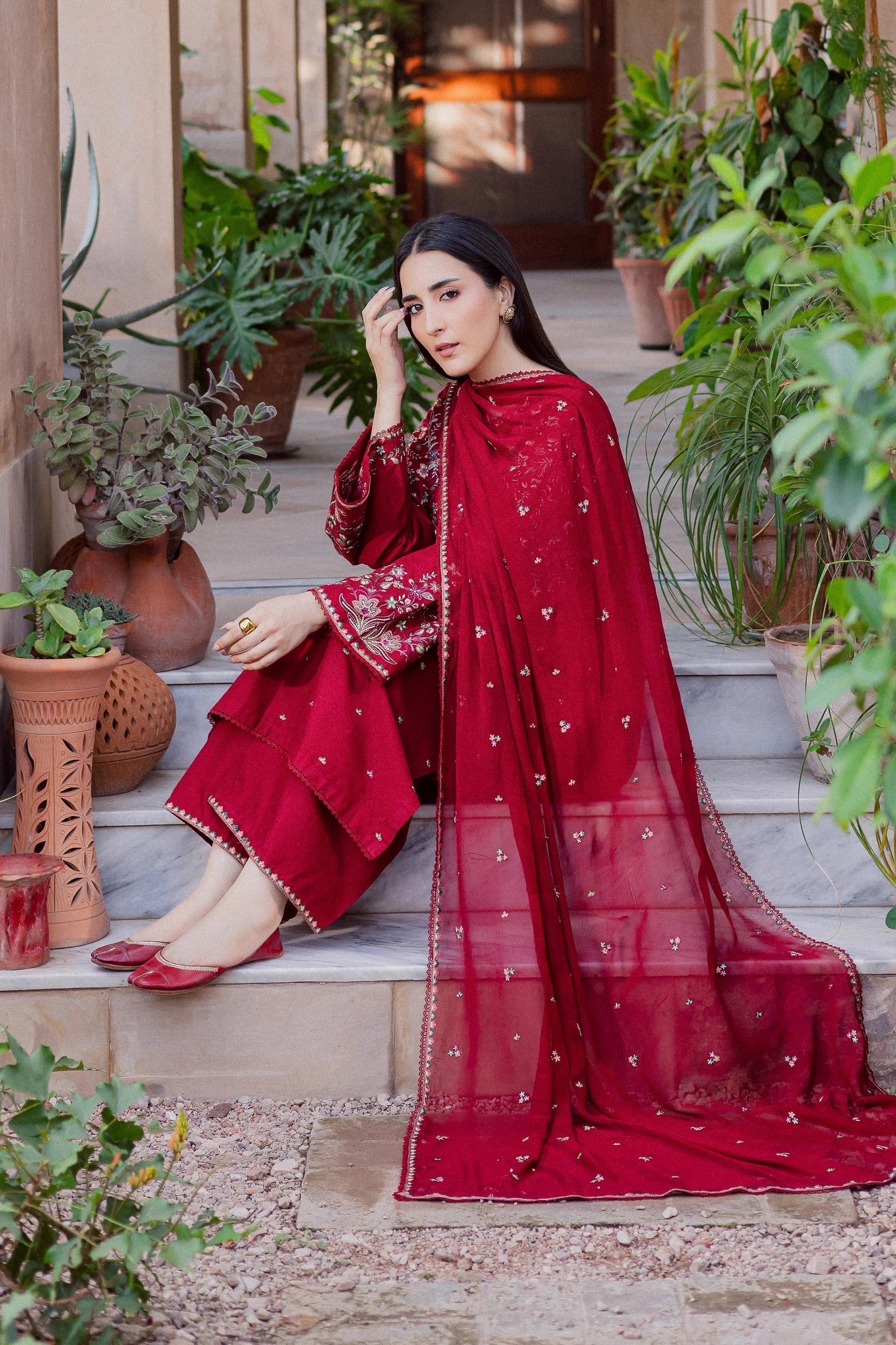 Wild Dream 3Pc Embroidered Dress