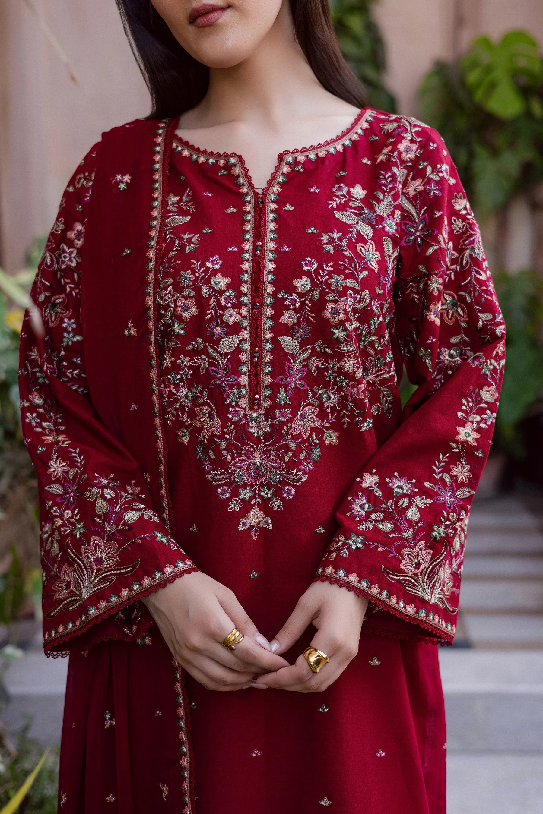 Wild Dream 3Pc Embroidered Dress