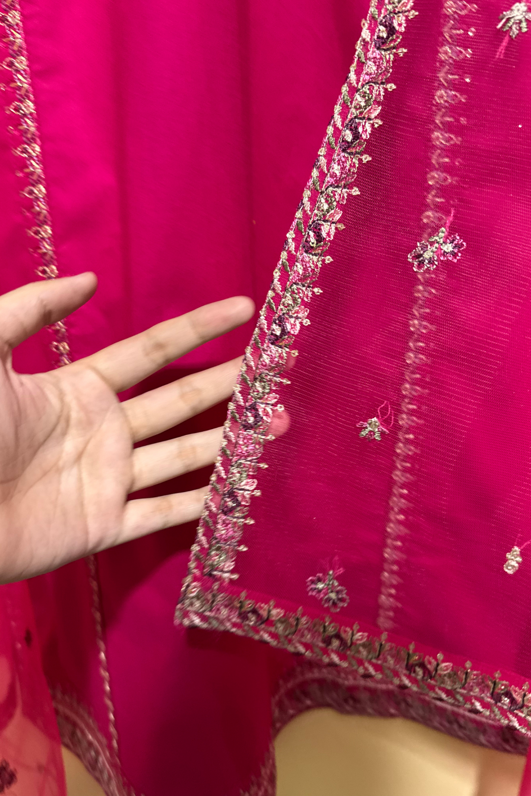 Best Selling - Berry Blush 3Pc Embroidered Lawn Dress