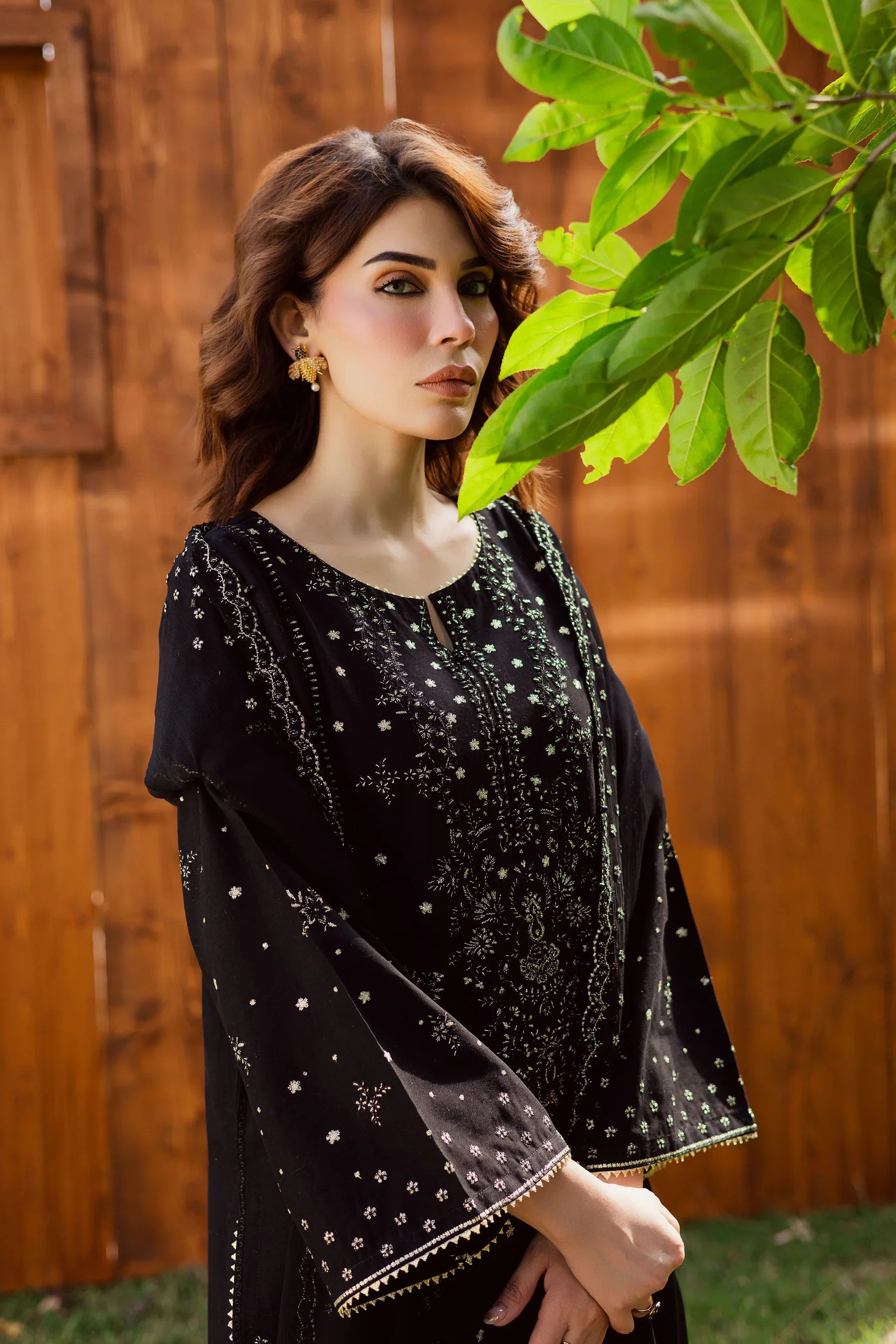 Aasfina 3Pc Embroidered Dress