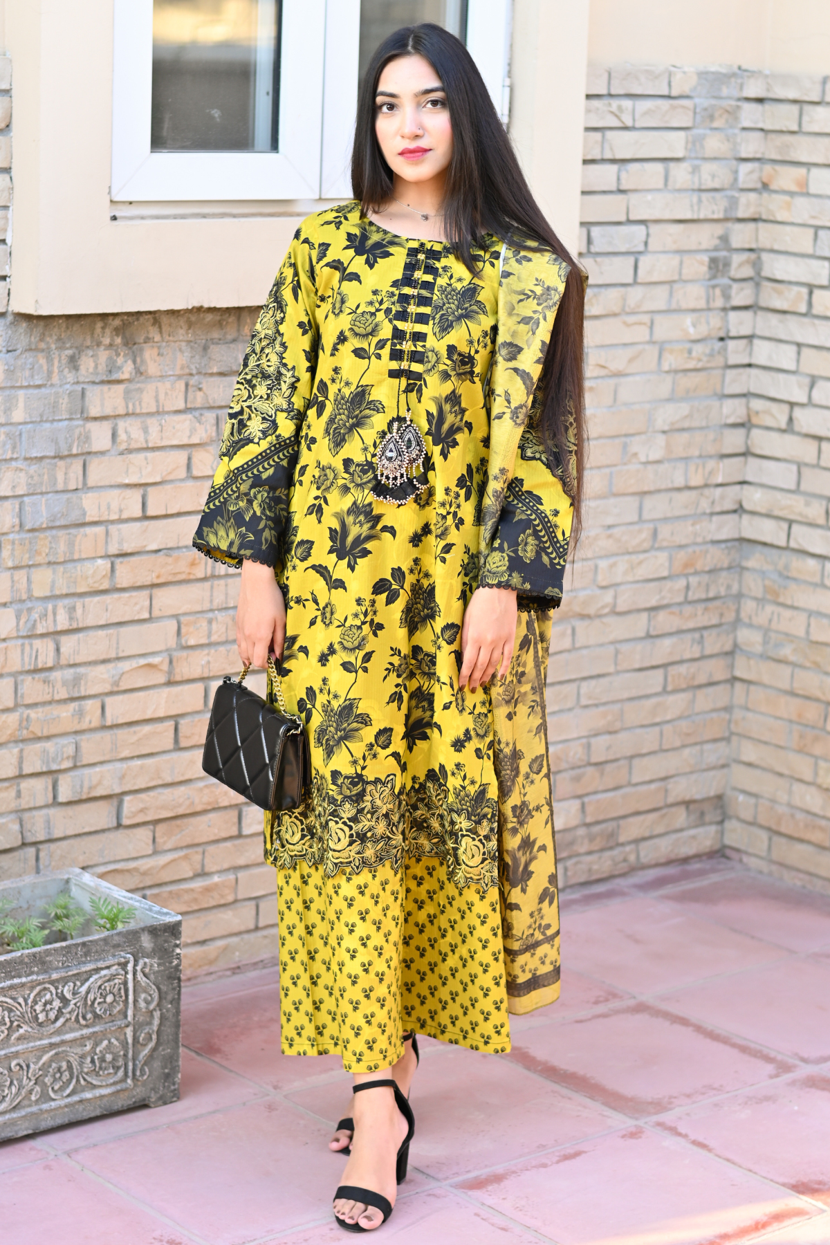 Aroha Embroidered Dress