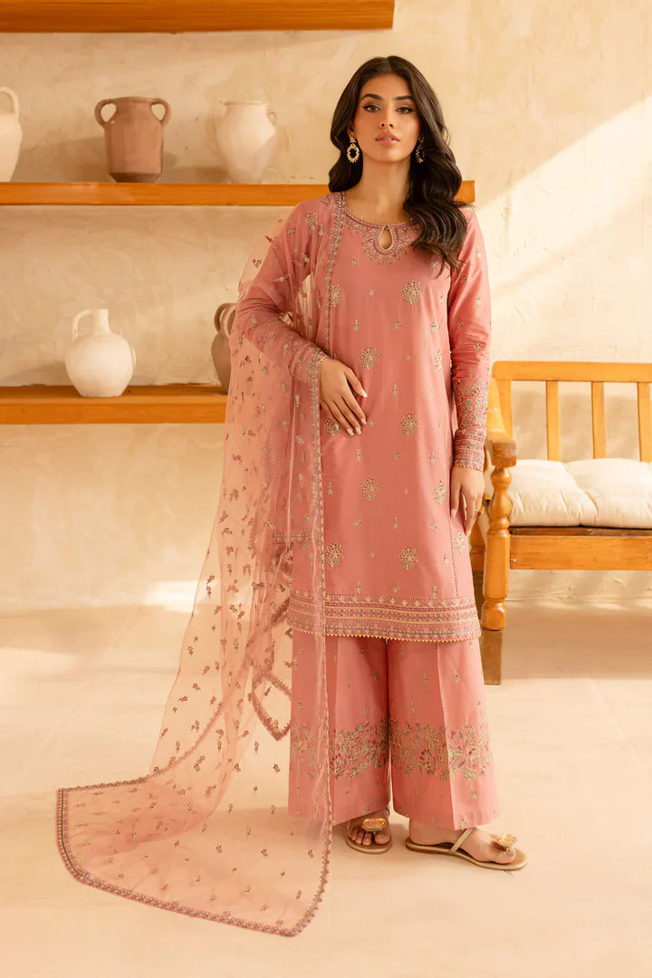 Best Selling - Bahar 3Pc Embroidered Dress