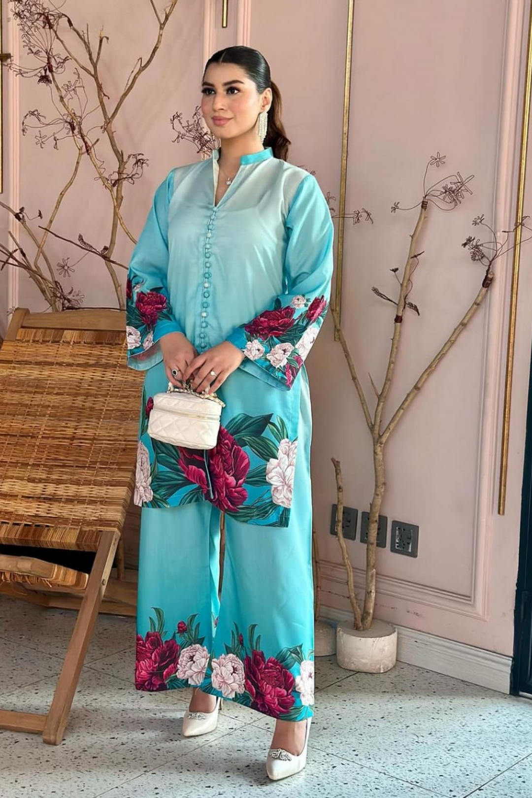 Best Selling - Blue Pearl 2Pc Dress