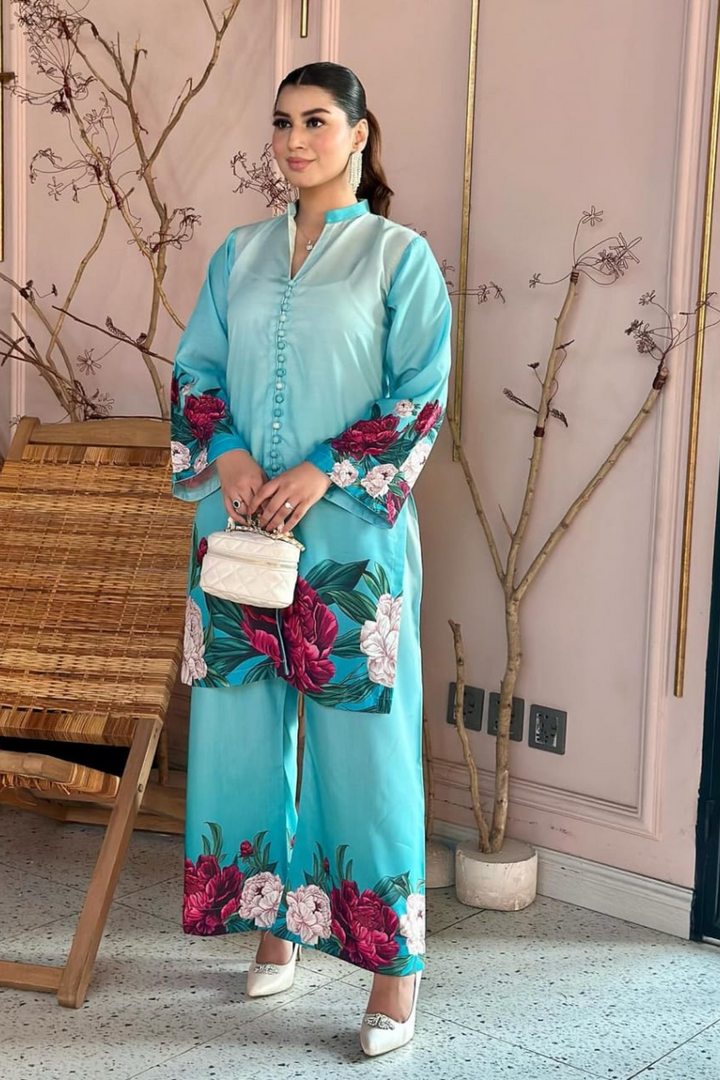 Best Selling - Blue Pearl 2Pc Dress