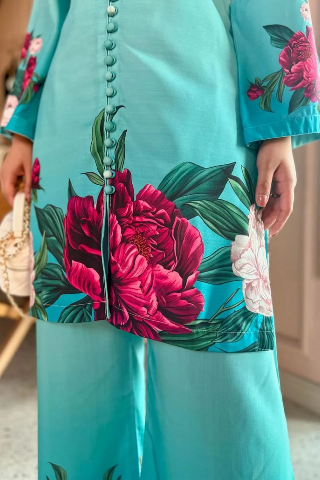 Best Selling - Blue Pearl 2Pc Dress