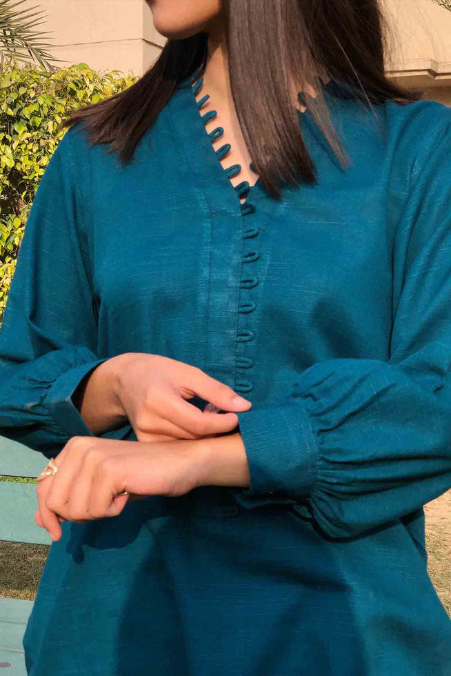 Best Selling - Diva 2Pc Cotton Solid Dress