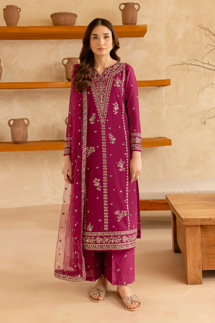 Best Selling - Ehaad 3Pc Embroidered Dress