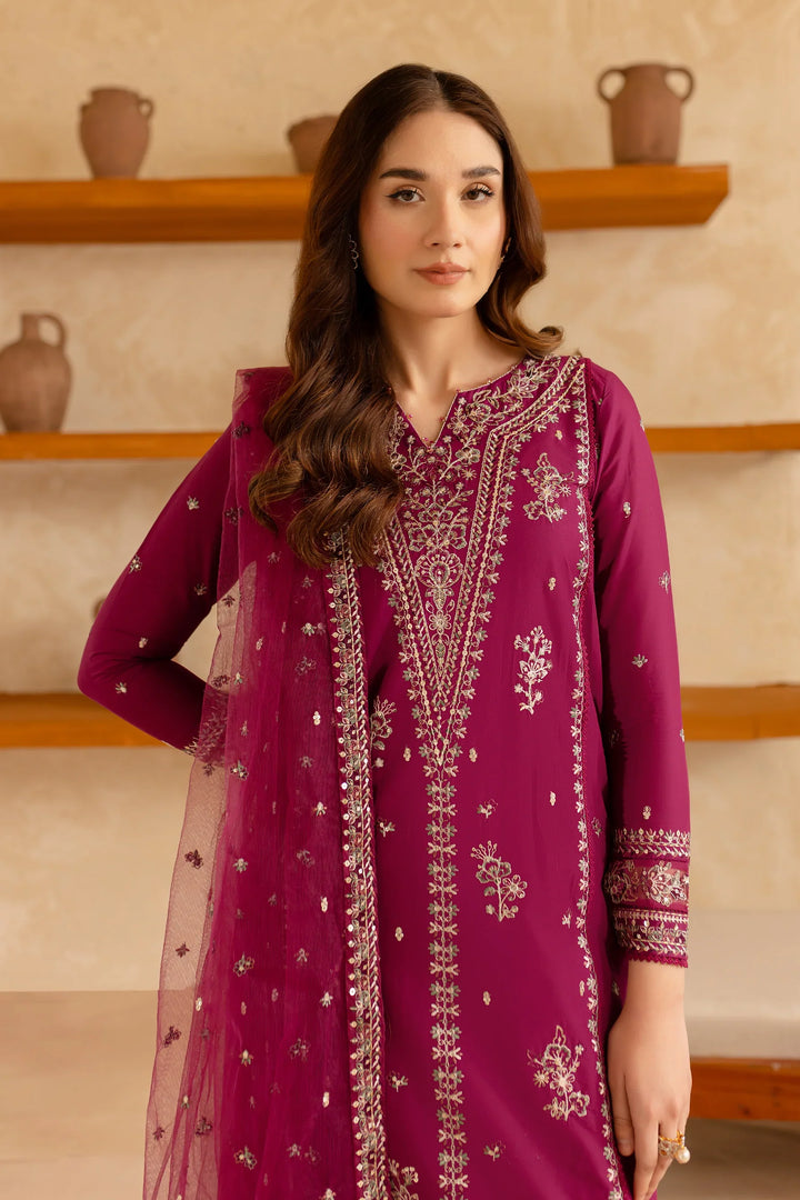 Best Selling - Ehaad 3Pc Embroidered Dress