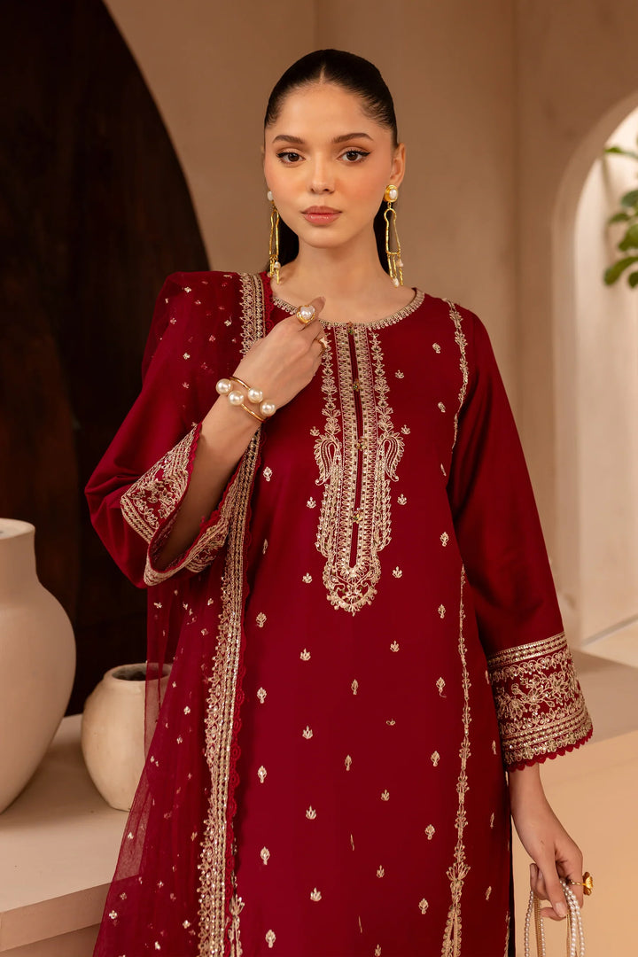 Best Selling - Hayzen 3Pc Embroidered Dress