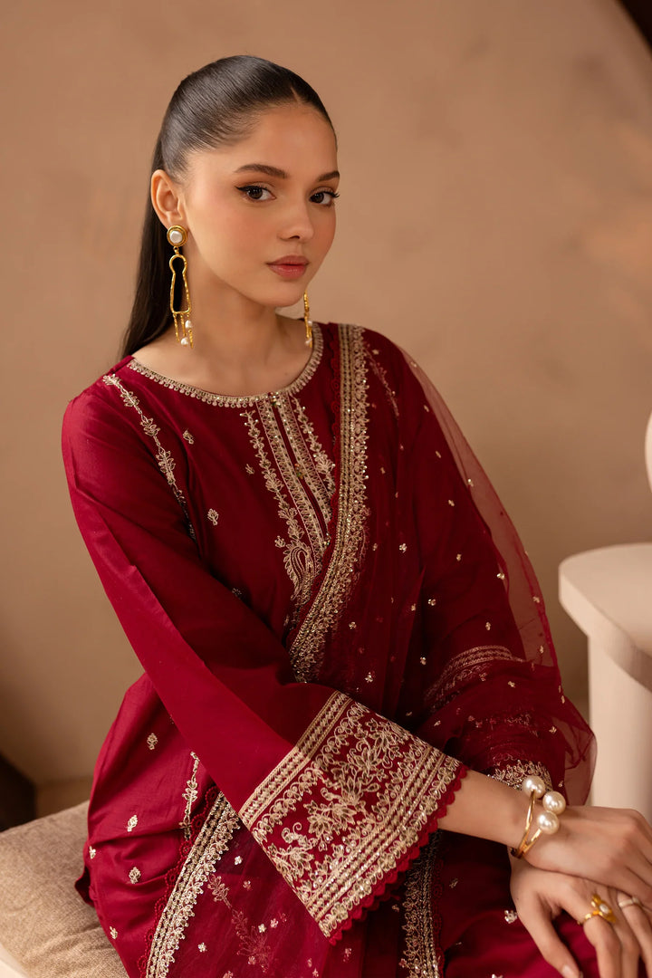 Best Selling - Hayzen 3Pc Embroidered Dress