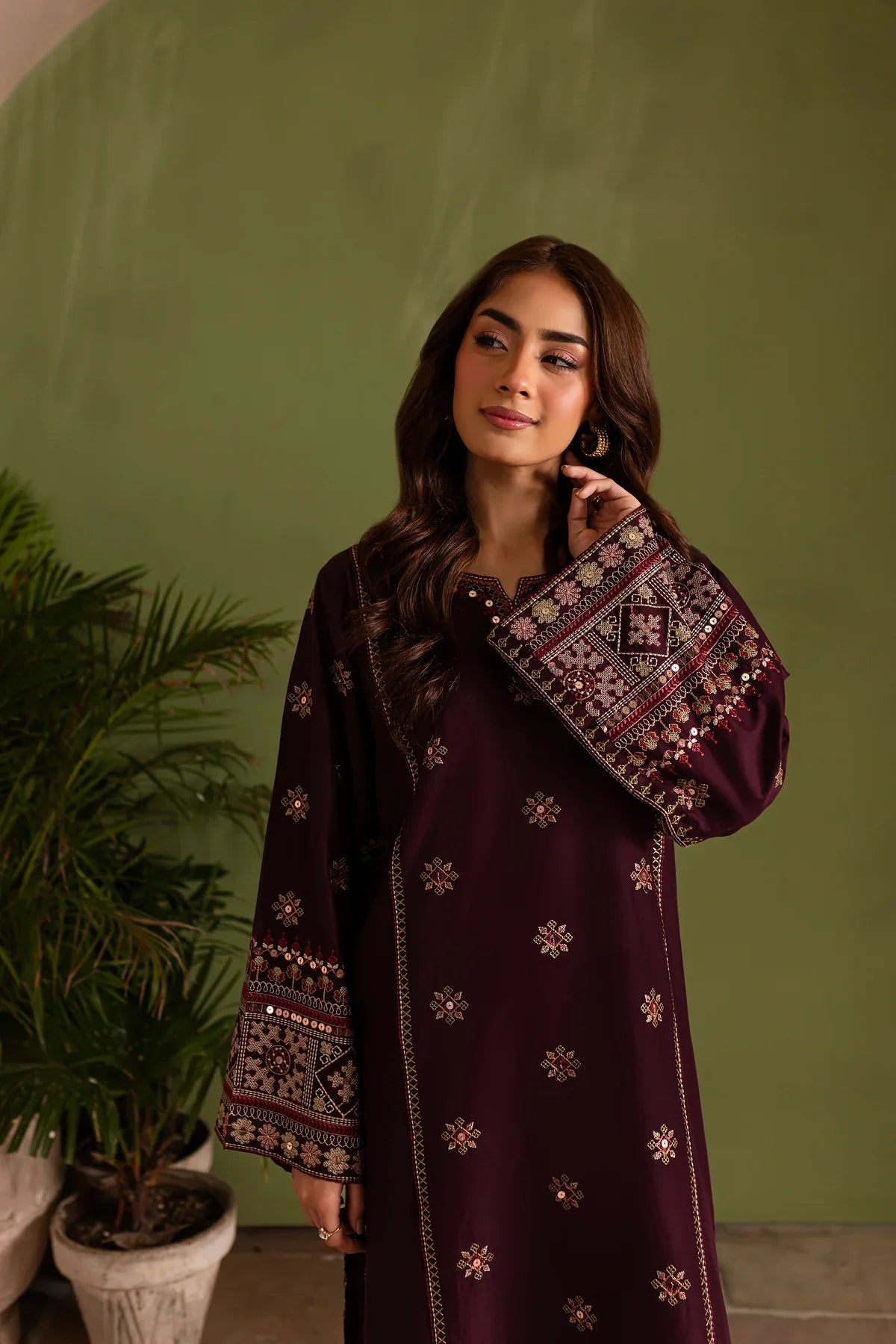 Imperial 2Pc Embroidered Dress
