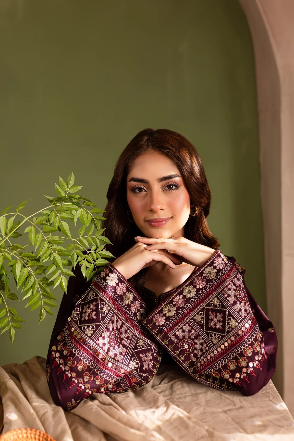 Imperial 2Pc Embroidered Dress