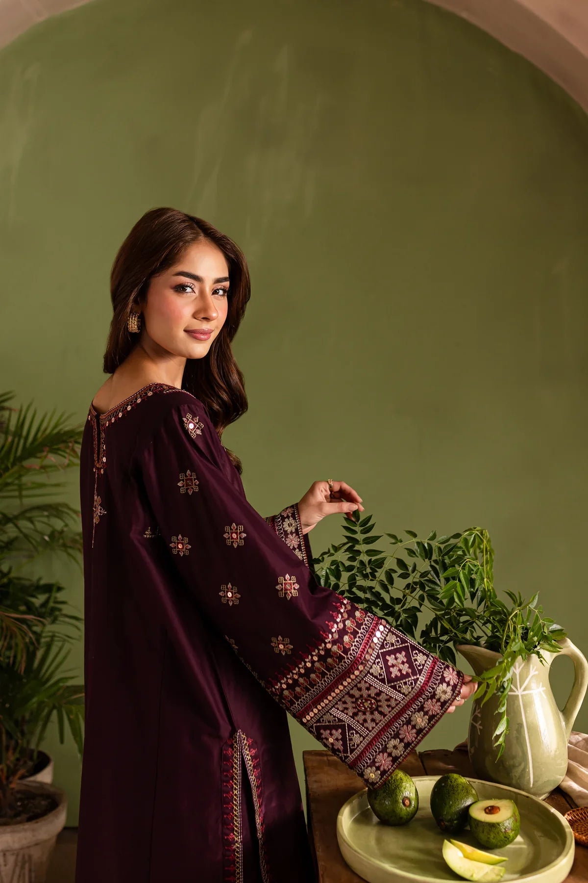 Imperial 2Pc Embroidered Dress