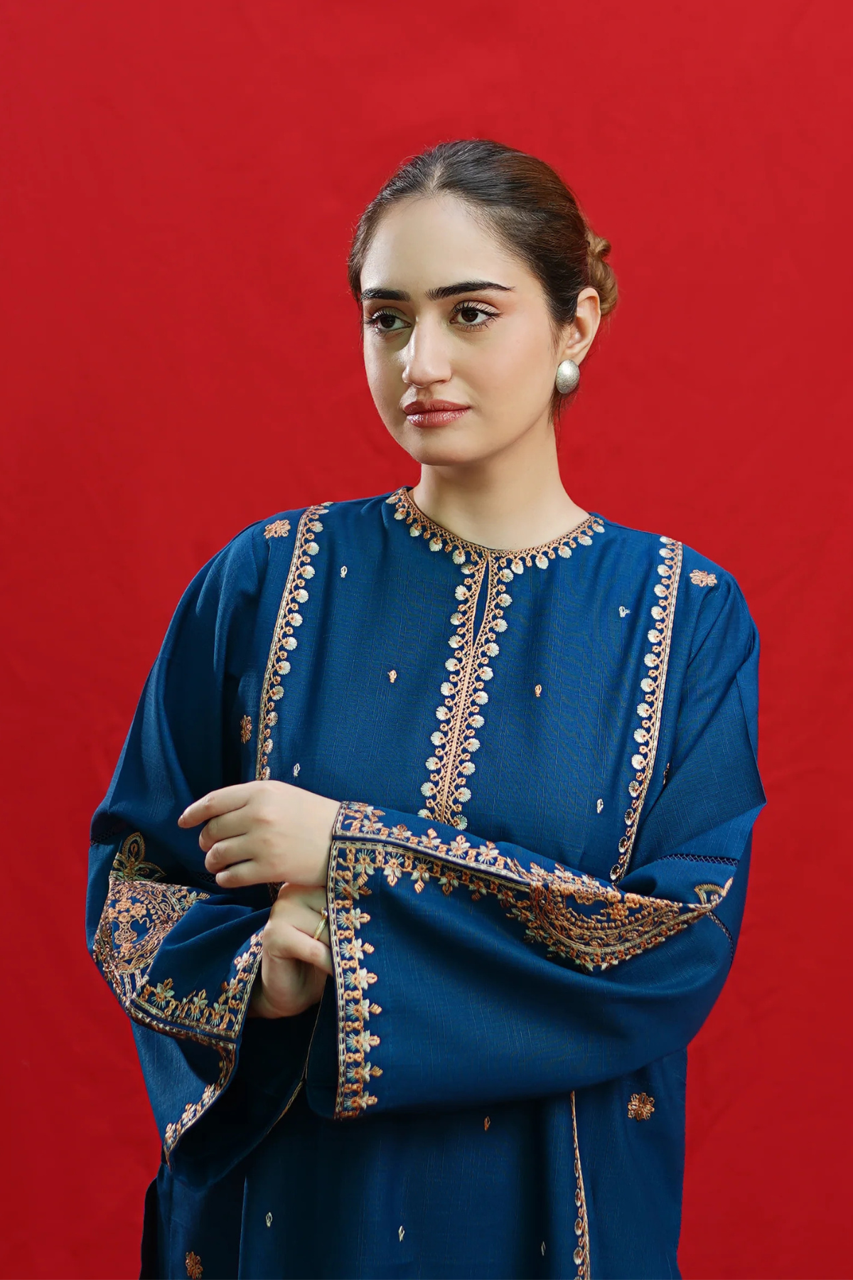 Jude 2Pc Embroidered Dress