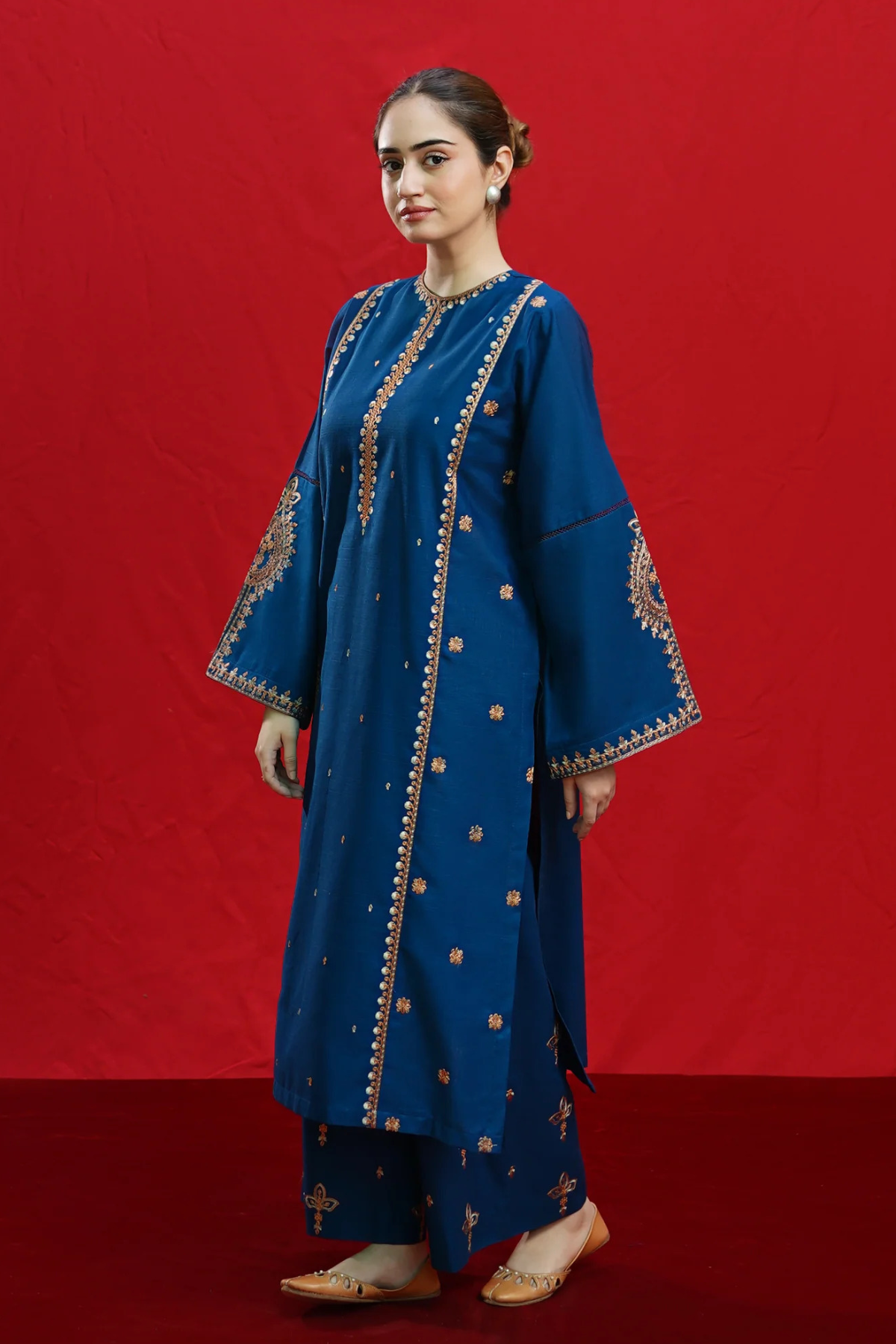Jude 2Pc Embroidered Dress