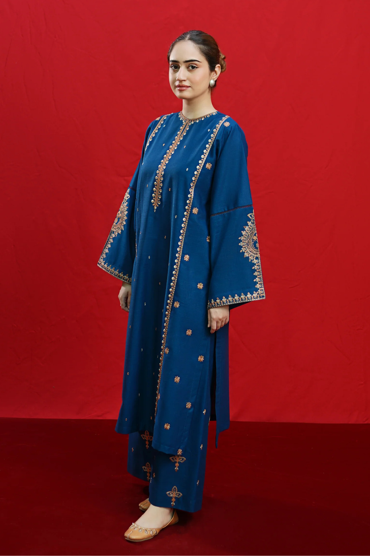 Jude 2Pc Embroidered Dress