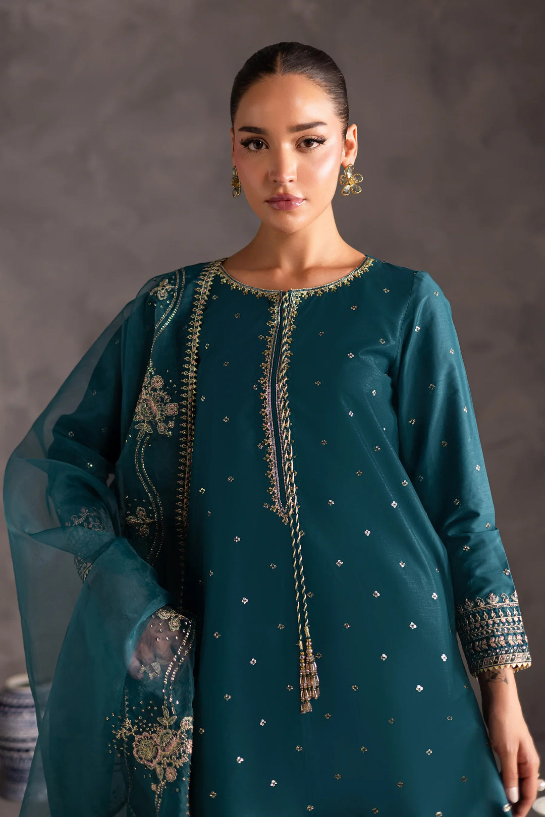 Best Selling - Maand 3pc Festive Luxe Pret