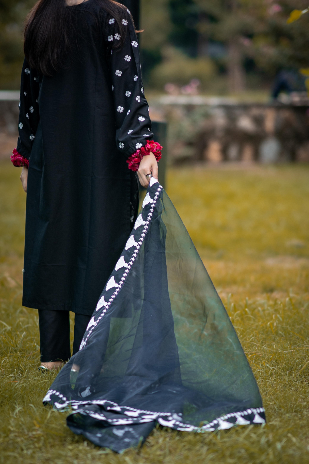 Best Selling - Mahbas 3Pc Embroidered Dress