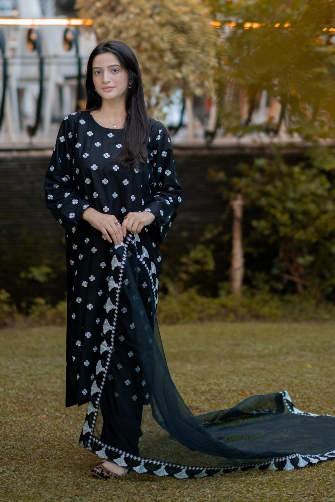 Best Selling - Mahbas 3Pc Embroidered Dress