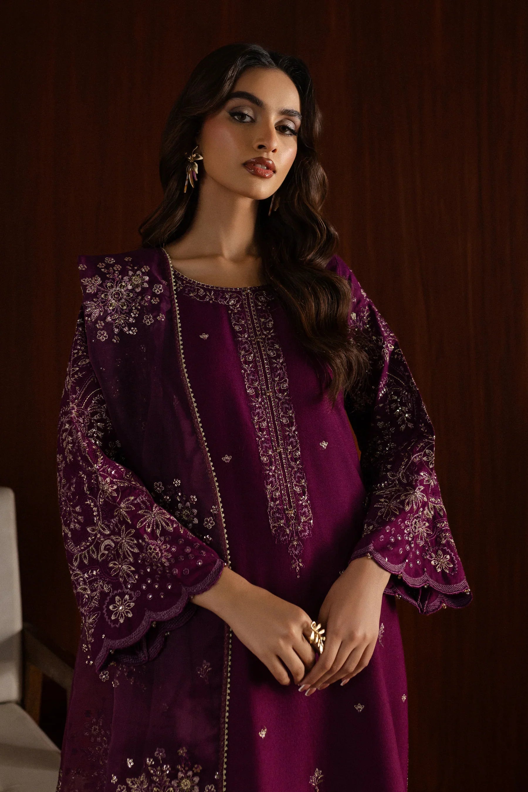 Masooma 3Pc Embroidered Dress