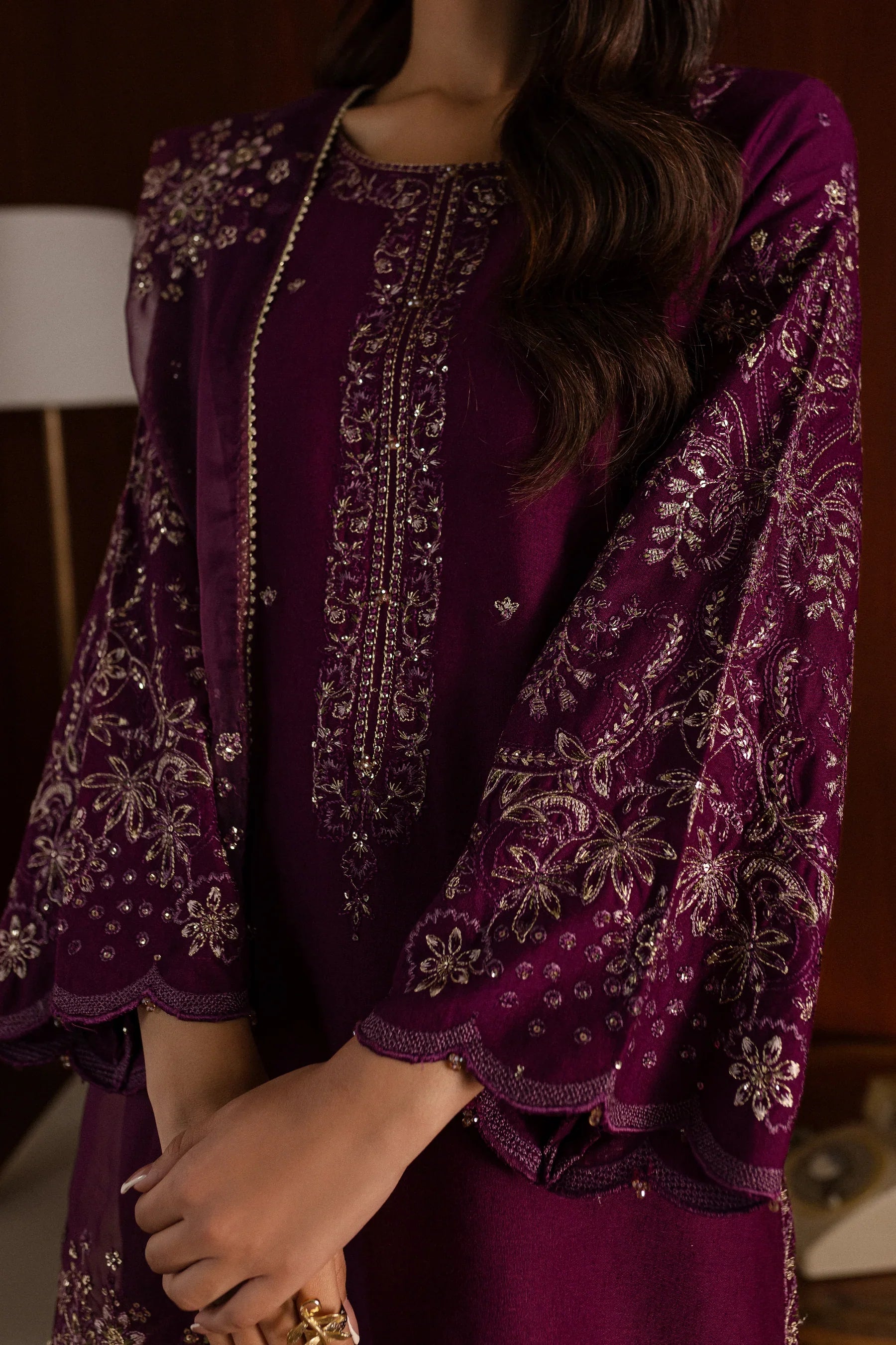 Masooma 3Pc Embroidered Dress