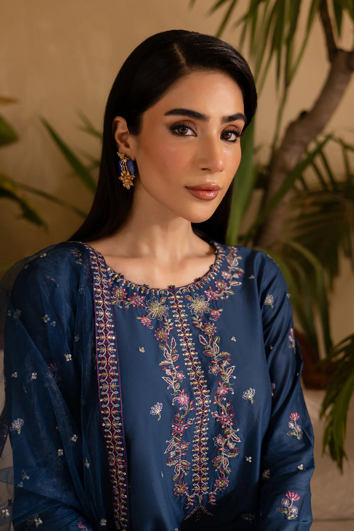 Best Selling - Perk 3Pc Embroidered Solid Dress