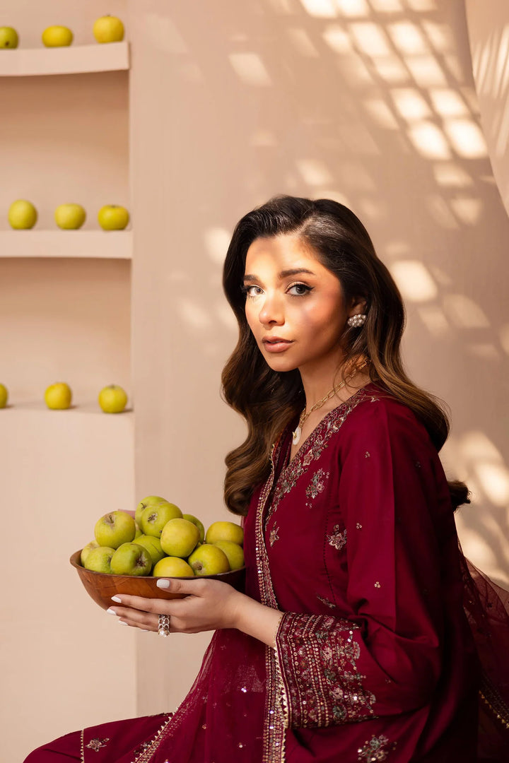 Best Selling - Shazneen 3Pc Embroidered Dress