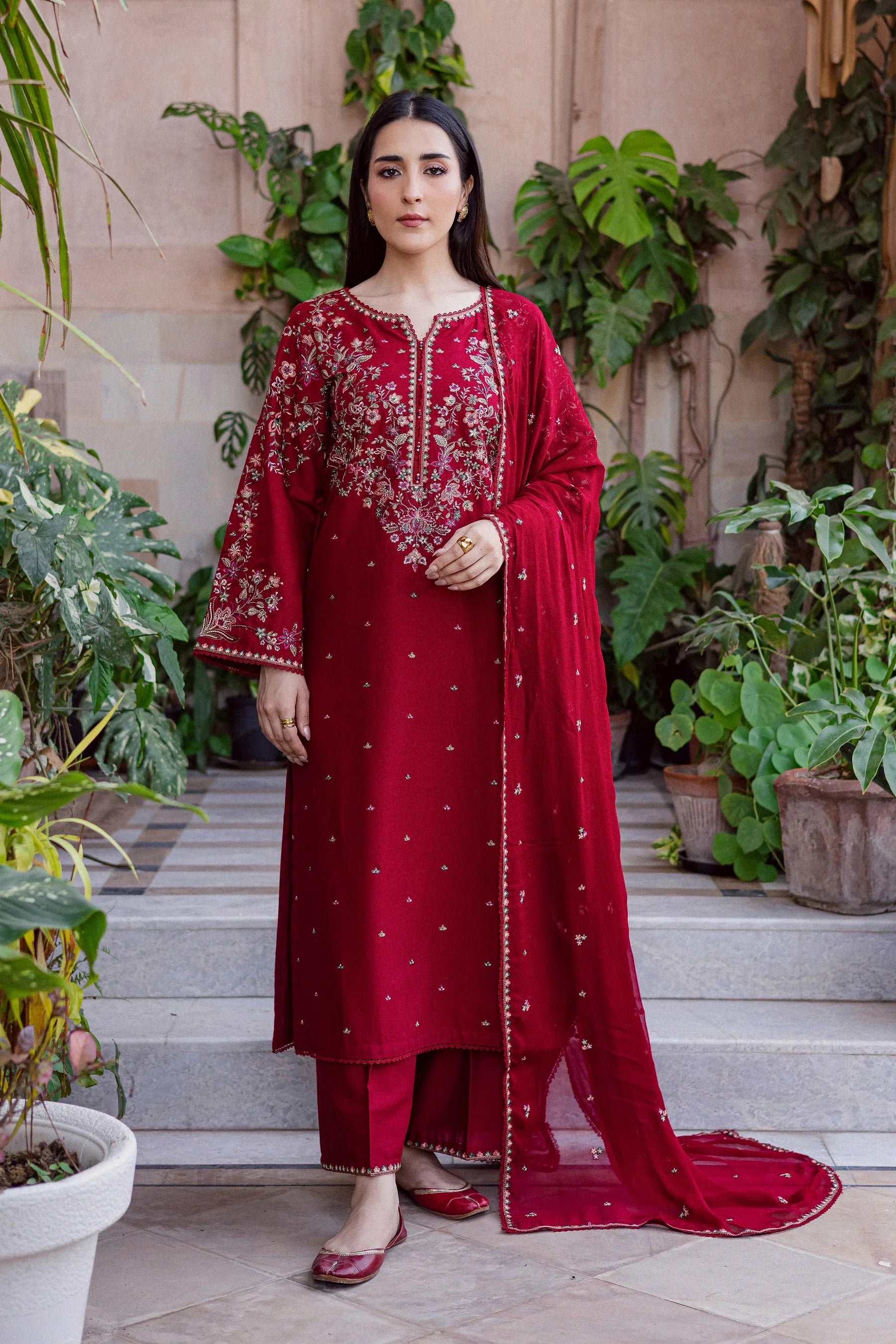 Wild Dream 3Pc Embroidered Dress