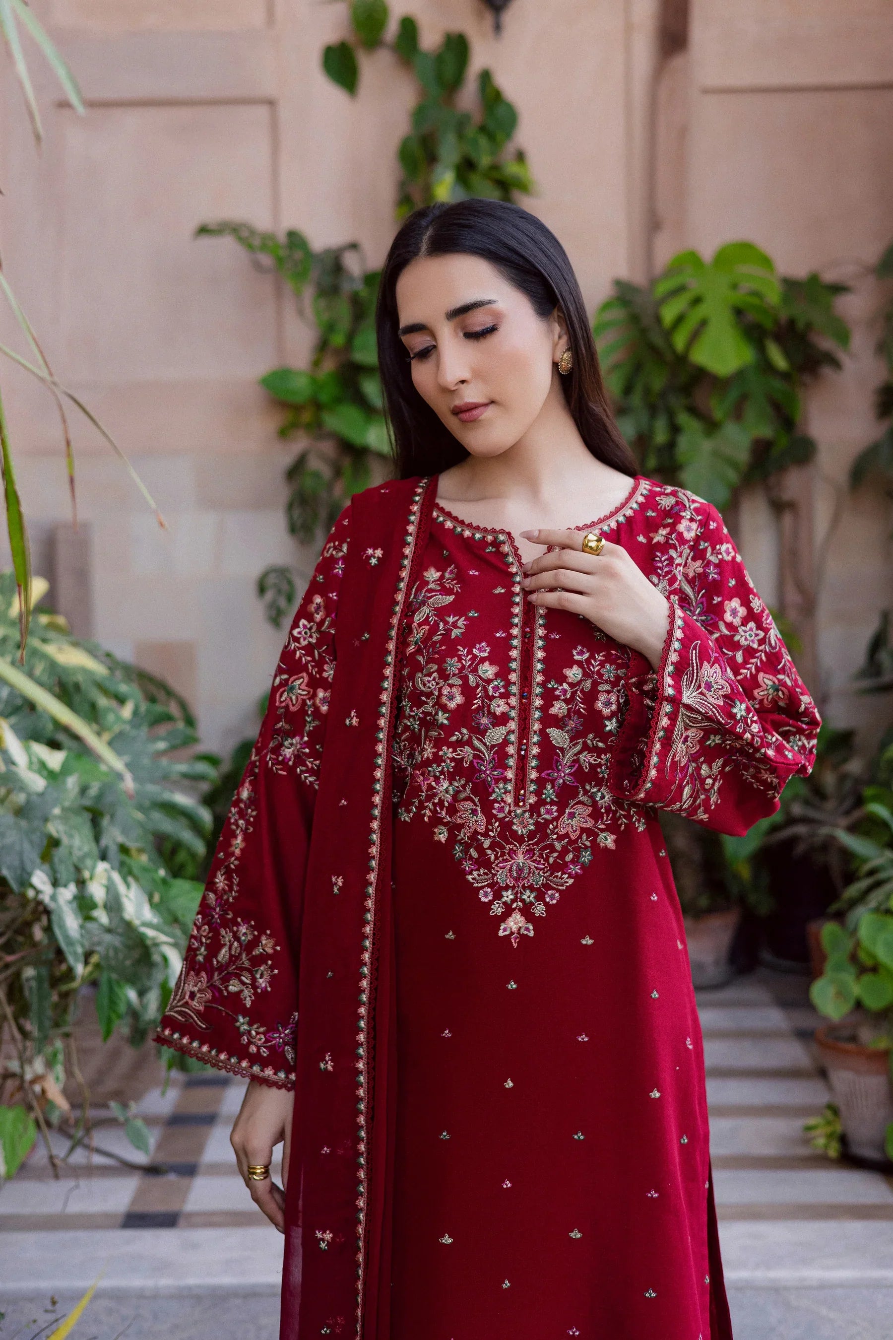 Wild Dream 3Pc Embroidered Dress